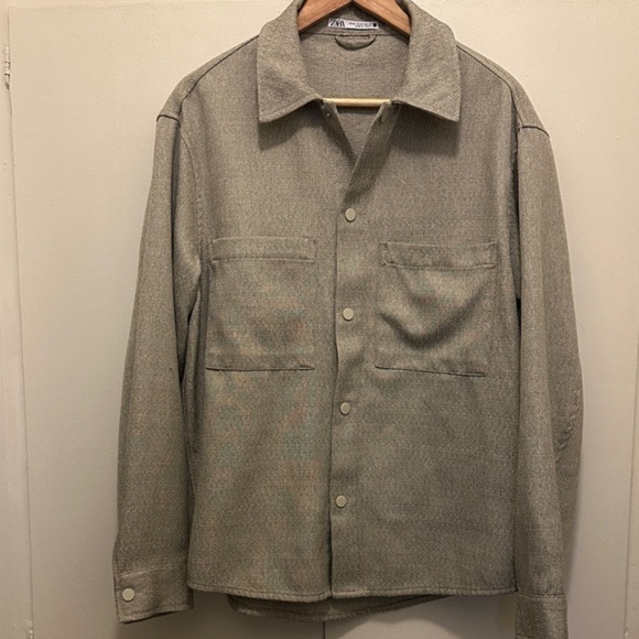 Zara Other - Zara Men's Heather Gray Lightweight Jacket